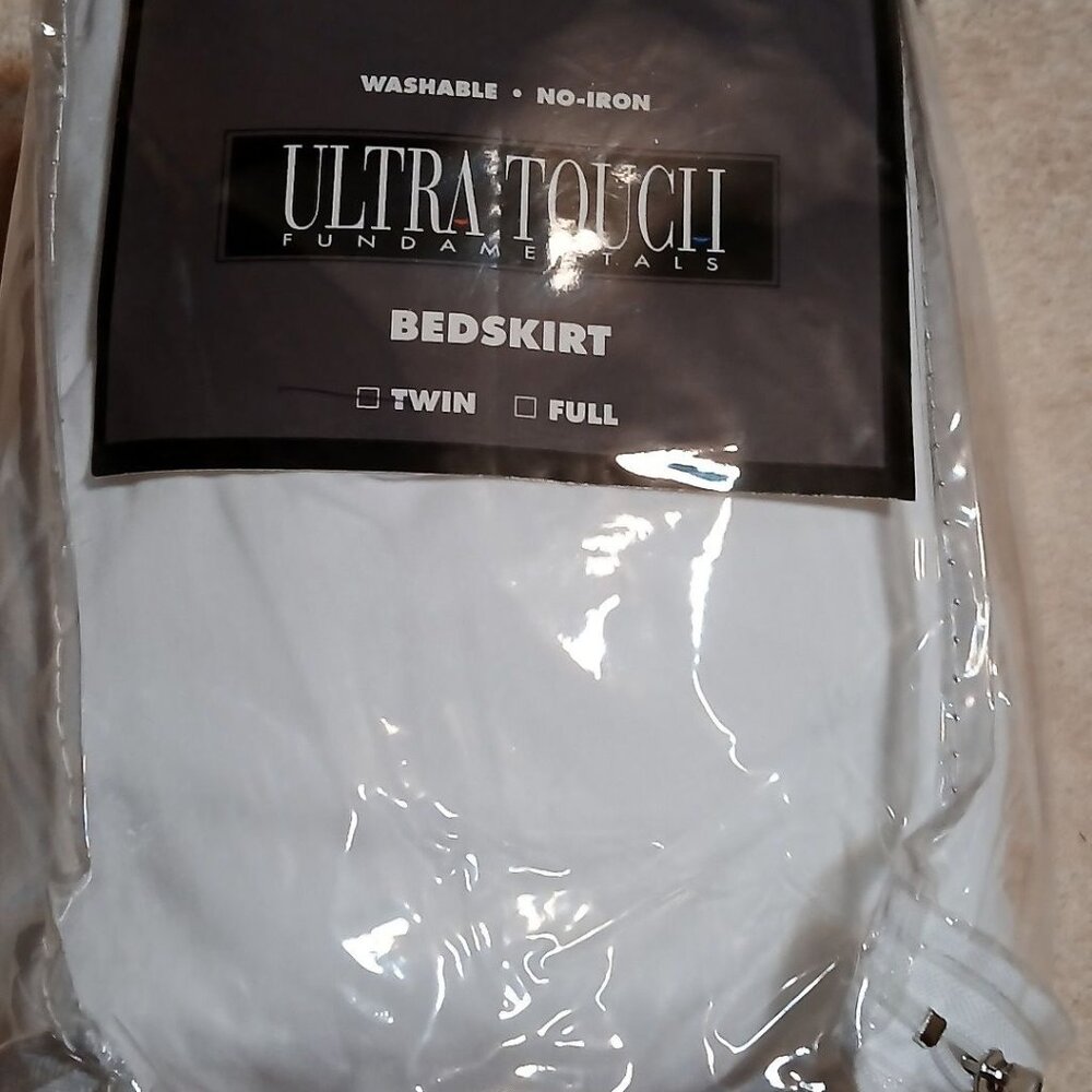 ultra touch TWIN bed skirt